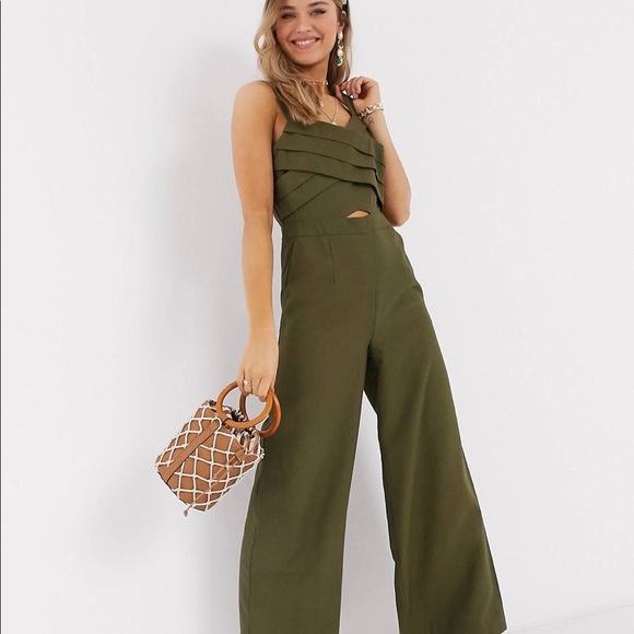 ASOS Pants - NWOT Moon River jumpsuit in olive